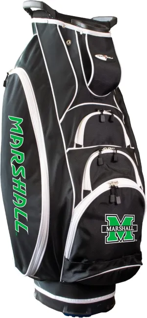 Team Golf NCAA Marshall Albatross Golf Bag Lightweight, 10-Way Club Divider, Spring Action Stand, Insulated Cooler Pocket, Velcro Glove and Umbrella Holder & Lift Assist Handles