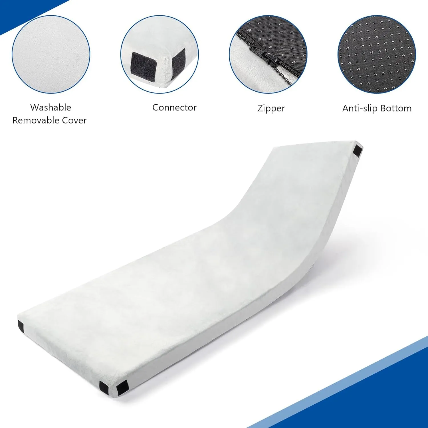 Thick Memory Foam Camping Mattress Sleeping Pad, Memory Foam Camping Mattress Pad, Sleeping Mat Portable Floor Mat Roll Up Mattress for Guests Kids Adult Sleepover