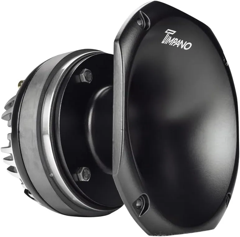 Timpano TPT-DH2000 2" Exit Compression Driver   Horn 450 Watts Max Power 8 Ohm 109 dB Slim Profile Aluminum Horn   Ferrite Driver