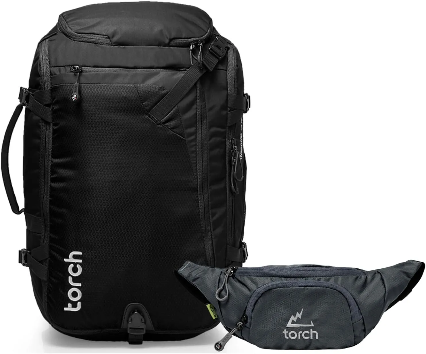 torch Travel Backpack 40L Travel Esssentials Bundle (Takahagi & Vallejo)