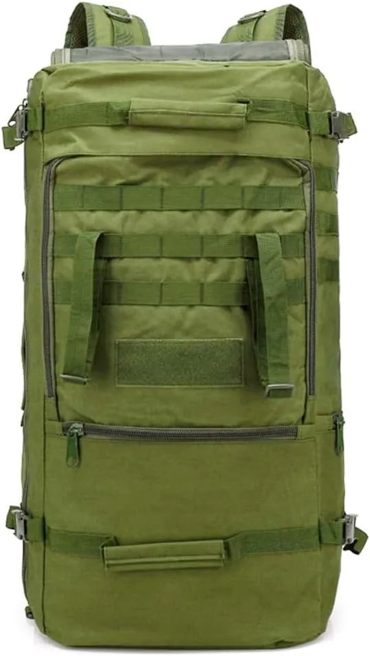 Travel Backpack 60L Hiking Bag 3 Way Day pack Extra Large 3~7 Day Bug Out Molle Survival Rucksack
