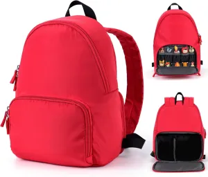 Travel Backpack for Toniebox Starter Set, Carrying Storage Case Bag for Tonies Figures, Headphone & Charging Station (Red)