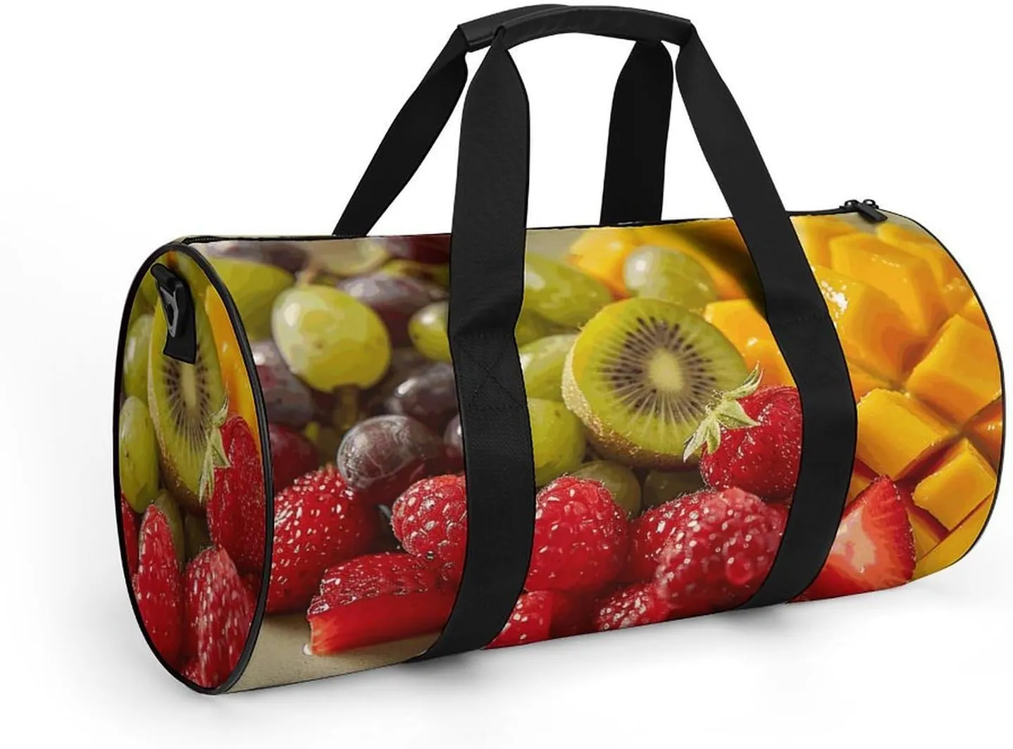 Travel Duffel Bag for Men And Women,A Plate of Fruit Waterproof Sports Fitness Bag Portable Travel Duffel Bag