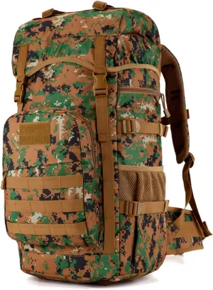 Travel Rucksack for Climbing Cycling Hiking， 60L Backpack Waterproof Rucksack(E132)