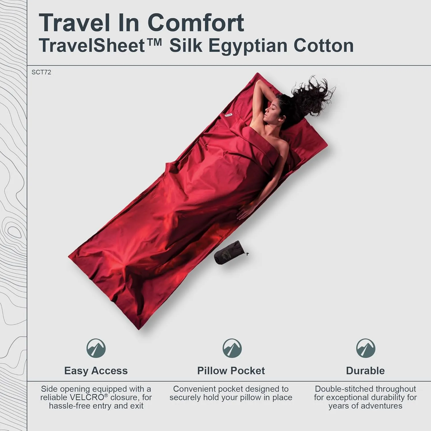 TravelSheet Silk/Egyptian Cotton