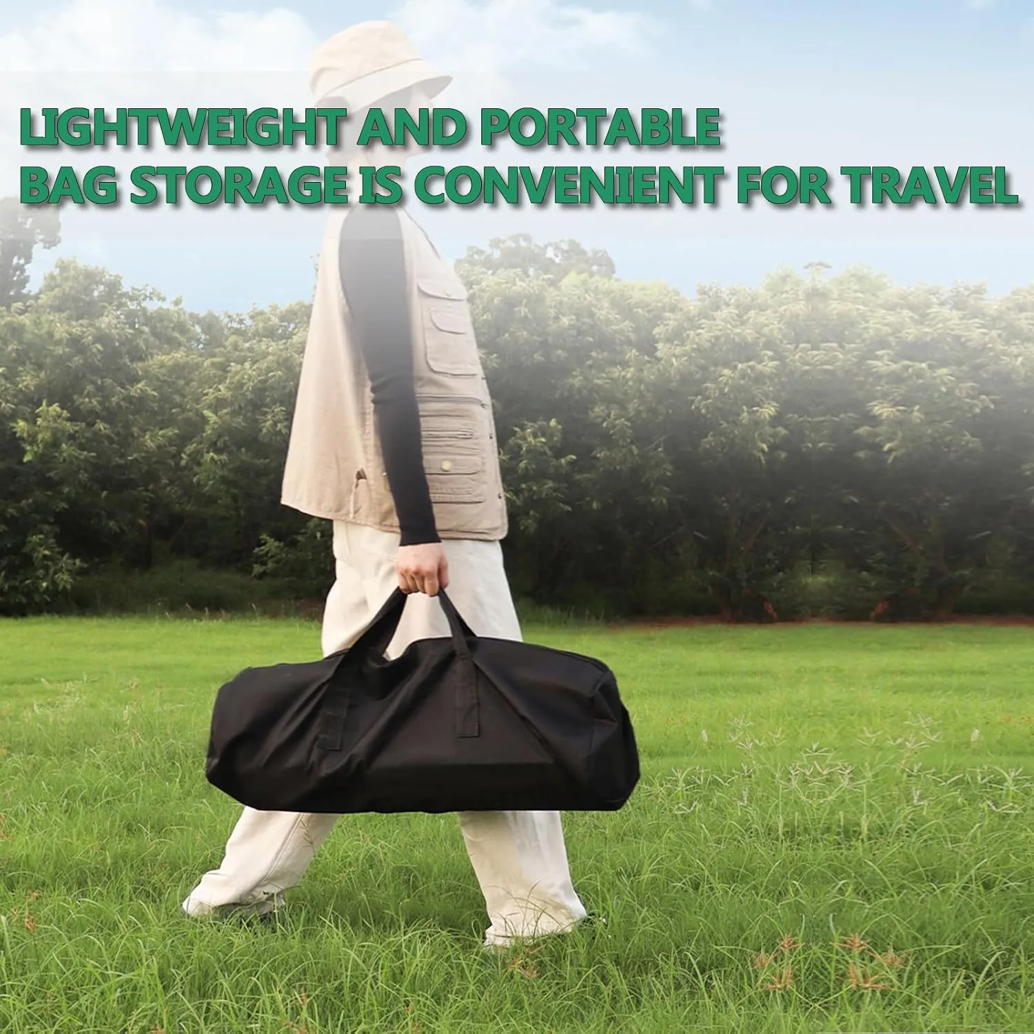 Ultralight Camping Table, Portable Aluminum Folding Table with Carry Bag, Compact Design for Camping, Beach, Travel, and Outdoor Use Wood Color 50×53×50cm/19.7×20.9×19.7in
