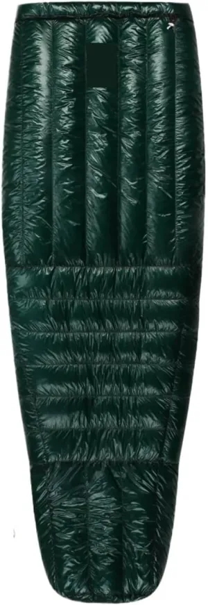Ultralight Down Sleeping Bag -5°F 800FP for Winter Camping & Hiking, 10D Fabric, Windproof Twilight Quilt(Twilight-Green-L)