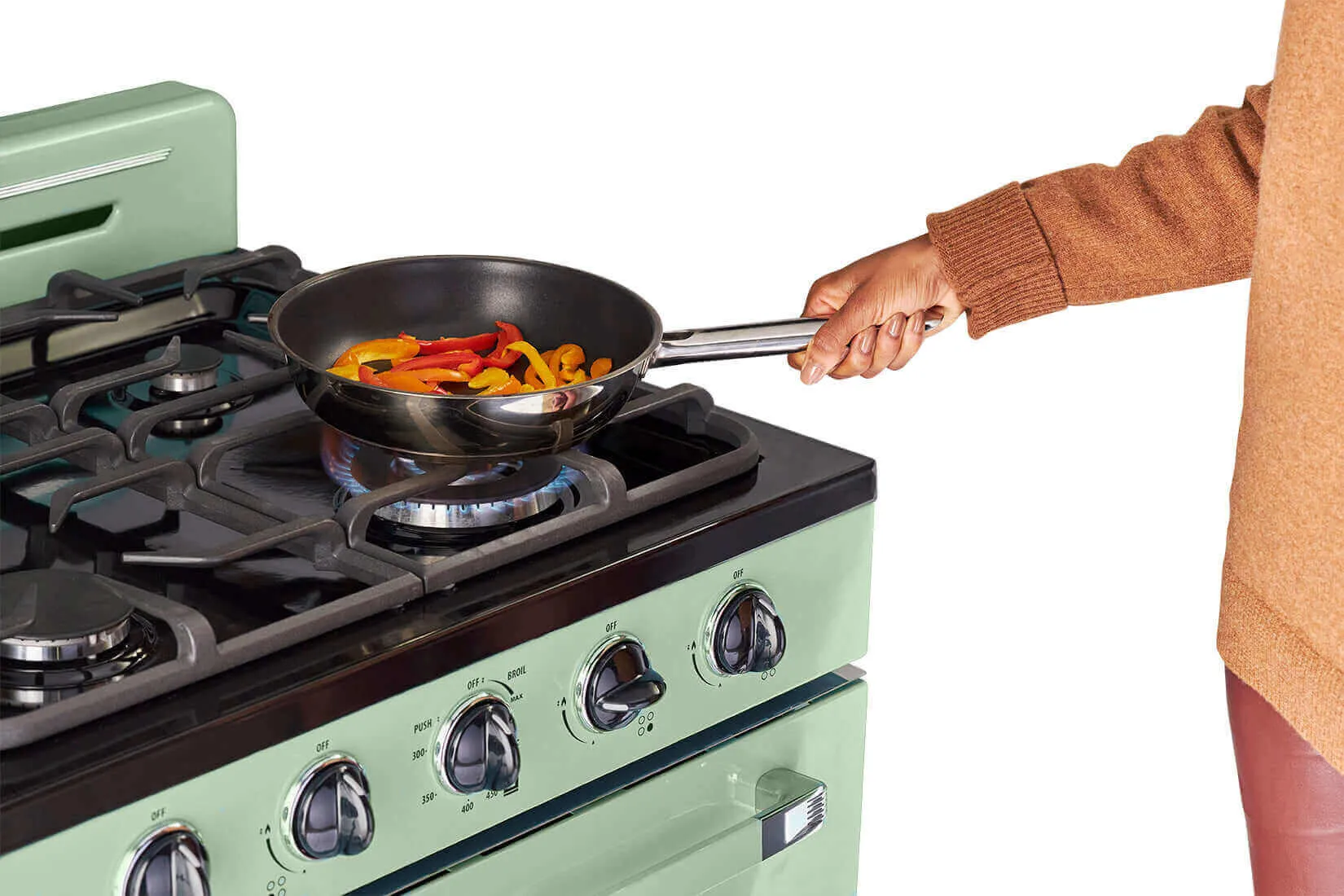Unique 30" Classic Retro Propane Off-Grid Range (Battery Ignition)