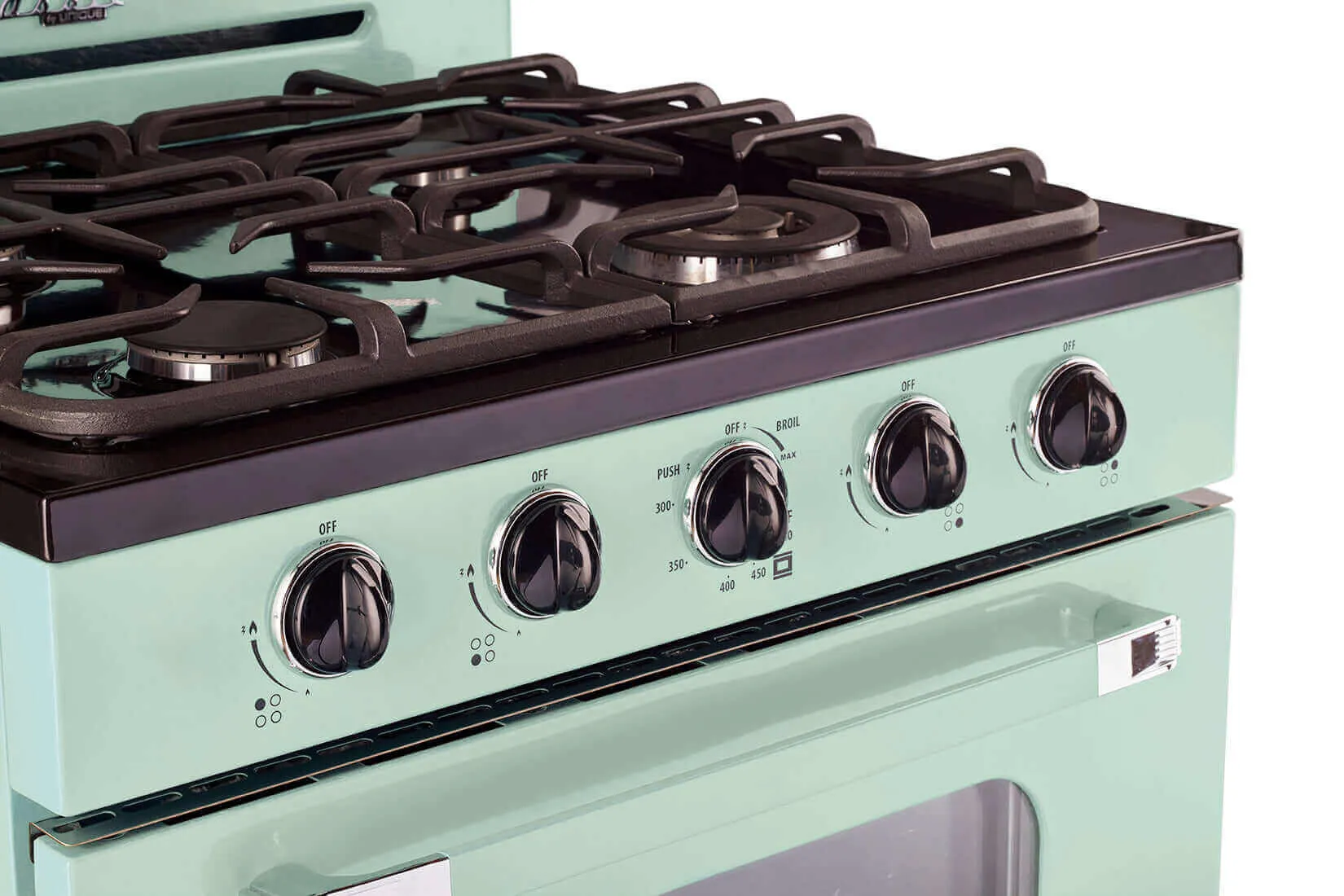 Unique 30" Classic Retro Propane Off-Grid Range (Battery Ignition)