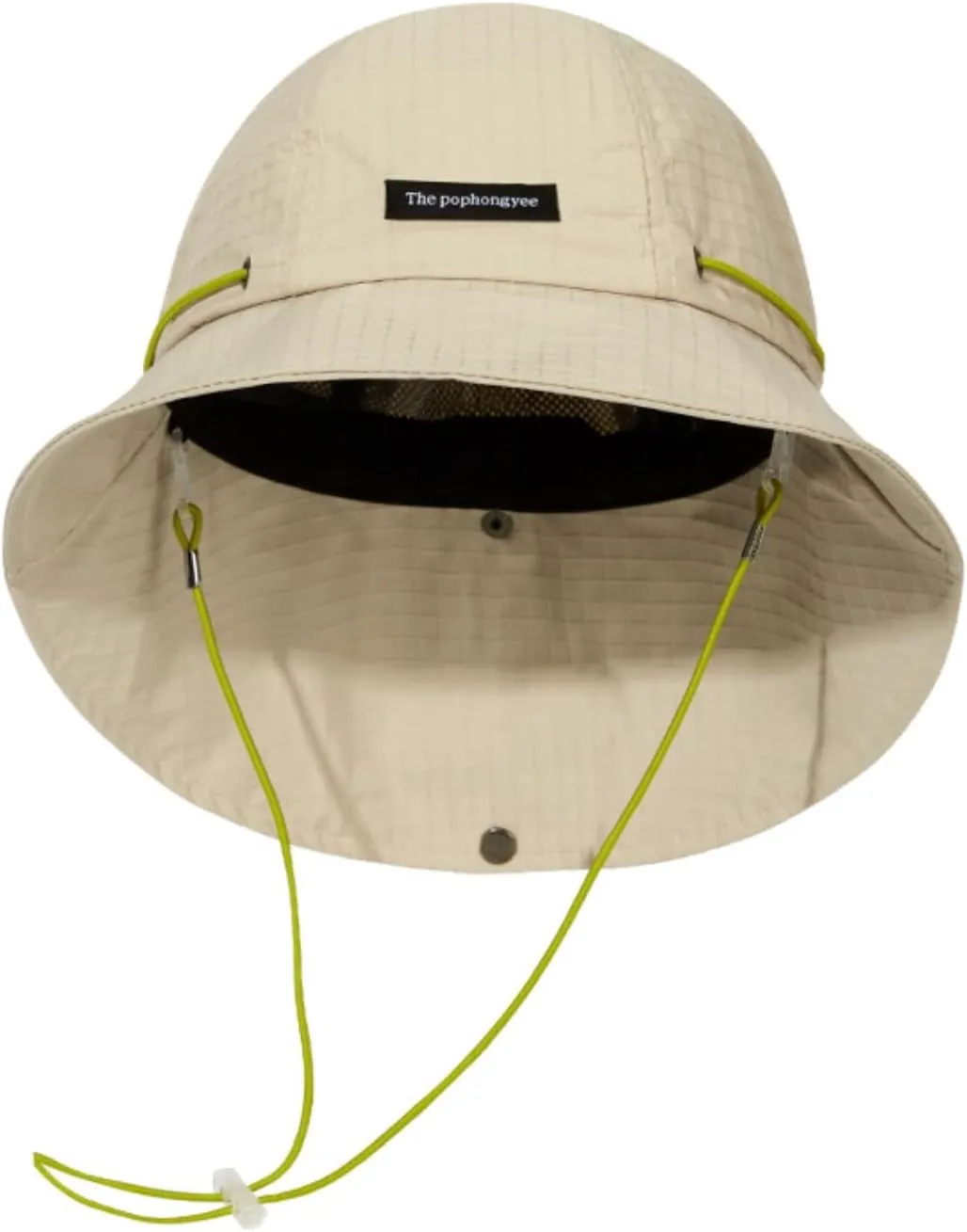 Unsex Outdoor Sun Hat Waterproof Bucket Hat with Chin Strap Quick Dry Packable UV Protection