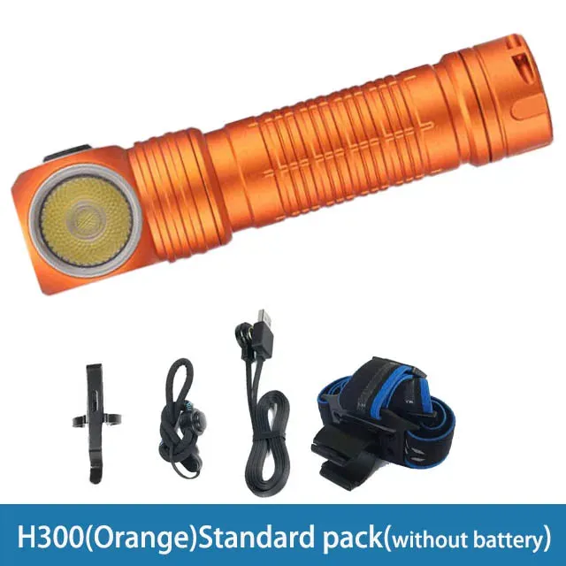 USB Rechargeable L-Shape Headlamp 2500 Lumens Magnetic Outdoor Flashlight