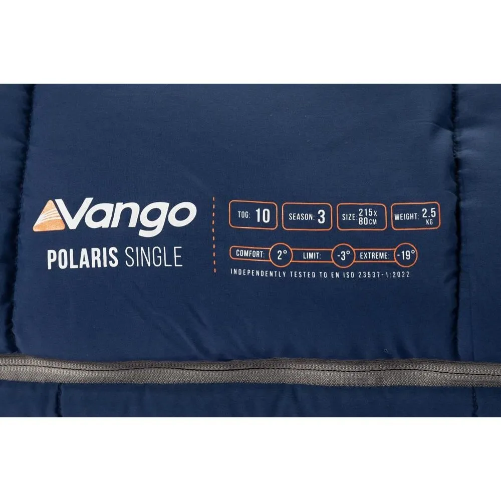 Vango Polaris Single Sleeping Bag Single Neptune
