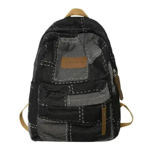 Vintage Denim Backpack