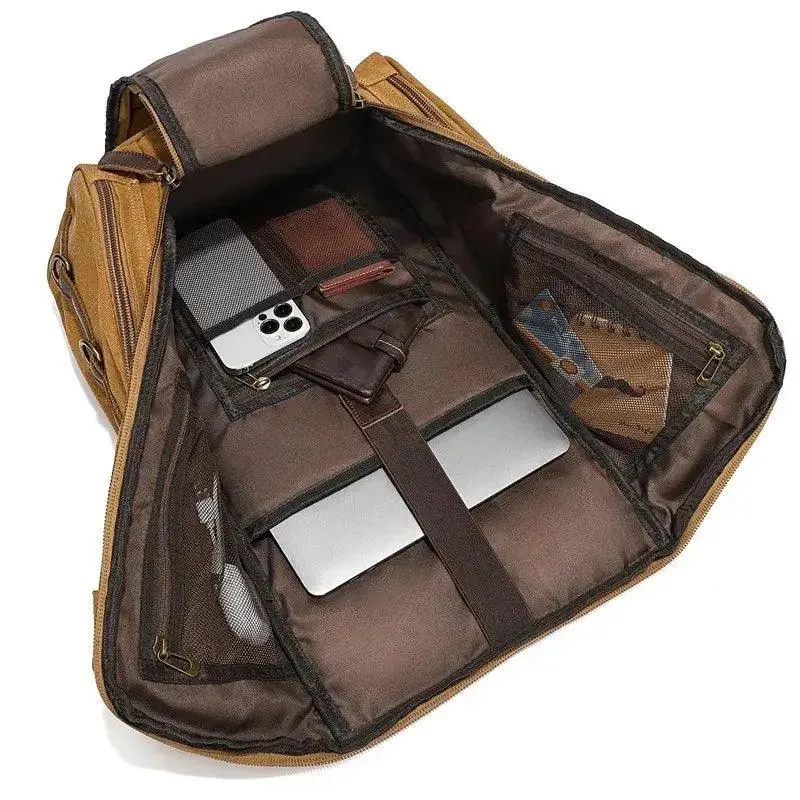 Vintage Leather Backpack