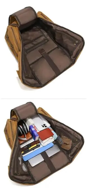 Vintage Leather Backpack
