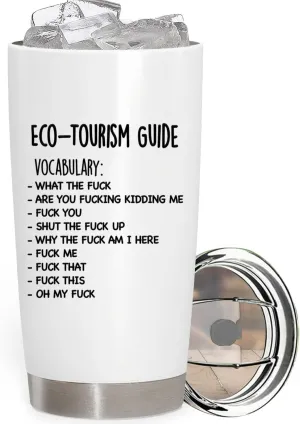 Vocabulary Funny Eco-Tourism Guide Gift Tumbler, Gift For Eco-Tourism Guide, Eco-Tourism Guide appreciation gift, christmas gift for Eco-Tourism Guide coworker