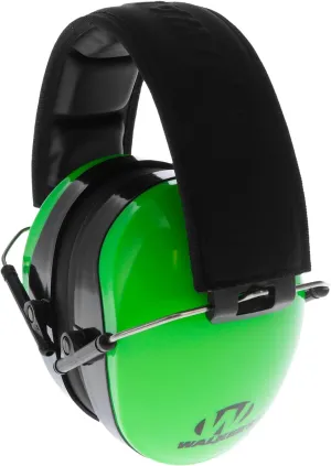 Walker's Dual Colored Passive Muff - Compact Folding Lightweight 26dB NRR Hunting Gun Range Shooting Hearing Protection Muff
