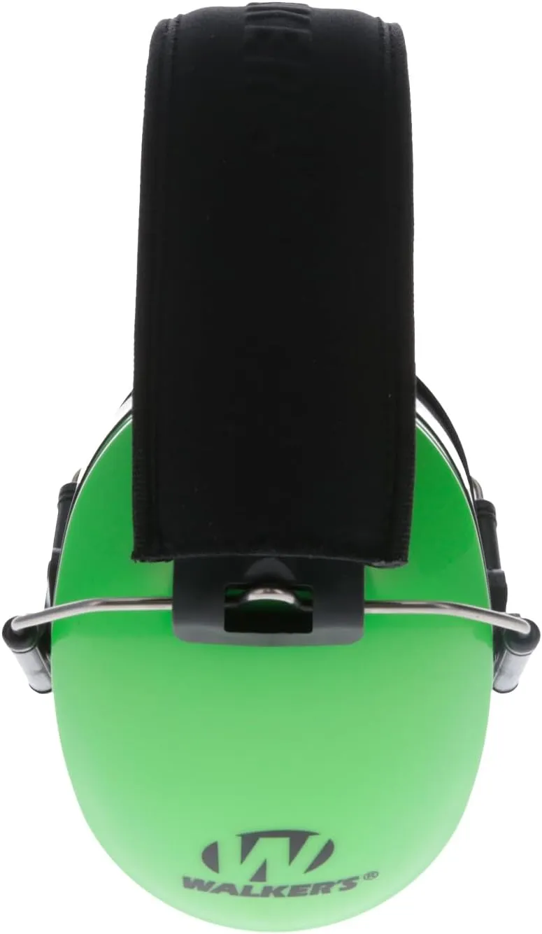 Walker's Dual Colored Passive Muff - Compact Folding Lightweight 26dB NRR Hunting Gun Range Shooting Hearing Protection Muff