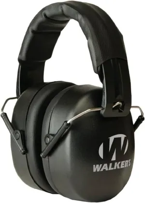 Walker's EXT Range Shooting Folding Muff - Compact 30dB NRR Noise-Blocking Hunting Gun Range Shooting Hearing Protection