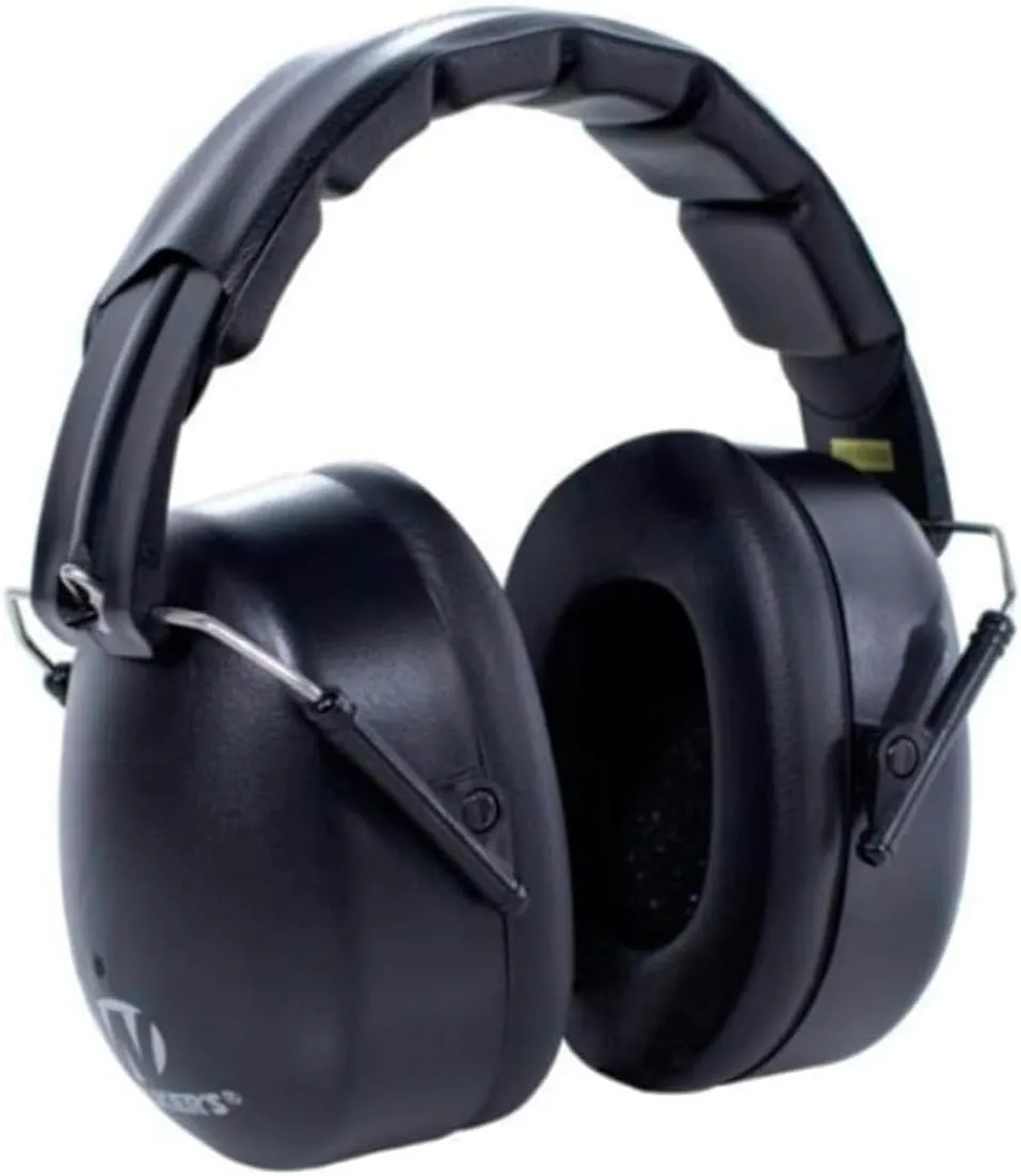 Walker's EXT Range Shooting Folding Muff - Compact 30dB NRR Noise-Blocking Hunting Gun Range Shooting Hearing Protection