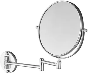 Wall-Mounted Makeup Mirror – Double-Sided Magnification, 360° Rotatable, Folding Vanity Mirror for Bathroom, Hotel, and Travel MYTVQRVK