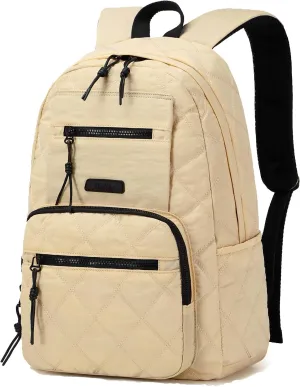 Waterproof 15.6" Laptop Backpack for Women and Men, Hiking Travel Purse