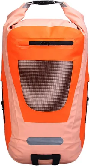 Waterproof Backpack, 25L Heavy Duty Floating Waterproof Dry Bag, Portable Seal Dry Bags with Zippered Pocket, Lightweight Bags (Color : C)