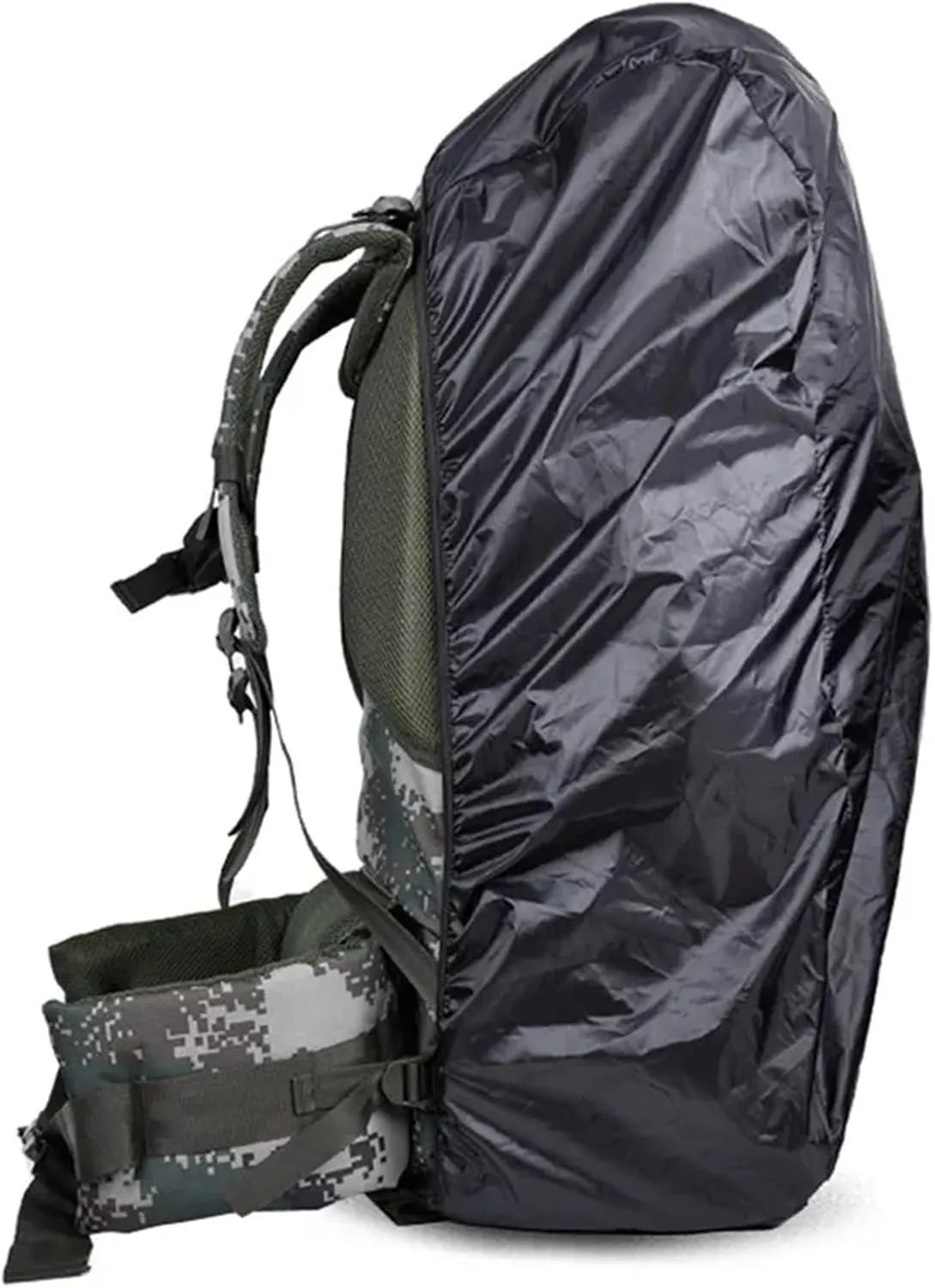 Waterproof Backpack Rain Cover 2pcs Waterproof Backpack Rain Cover Rain Cover Backpack Waterproof Bag Hiking Camping Bags Large Rain Cover for Hiking，Camping(50-60L Green)