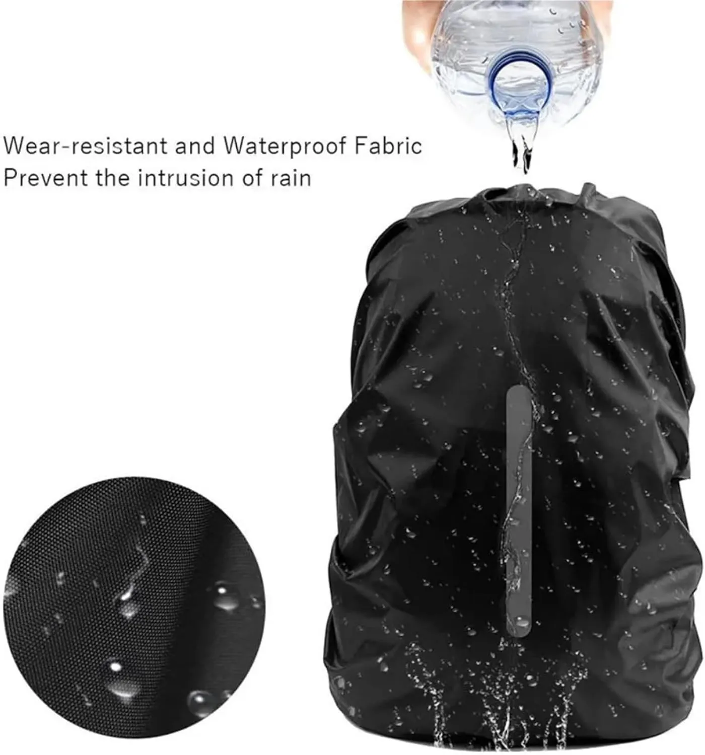 Waterproof Backpack Rain Cover Reflective Waterproof Backpack Rain Cover Outdoor Sport Cycling Night Safety Light Raincover Case Bag Cover for Hiking Camping for Hiking，Camping(Green 40-50L)