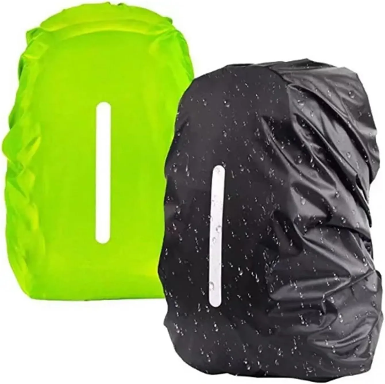 Waterproof Backpack Rain Cover Reflective Waterproof Backpack Rain Cover Outdoor Sport Cycling Night Safety Light Raincover Case Bag Cover for Hiking Camping for Hiking，Camping(Green 40-50L)