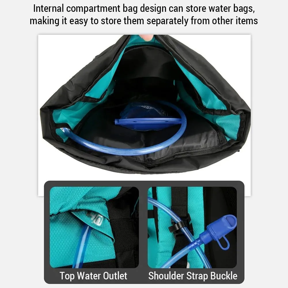 Waterproof Backpacking Mountaineering Backpack 60L Hiking Backpack Large Capacity Camping Backpack