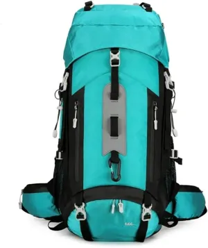 Waterproof Backpacking Mountaineering Backpack 60L Hiking Backpack Large Capacity Camping Backpack