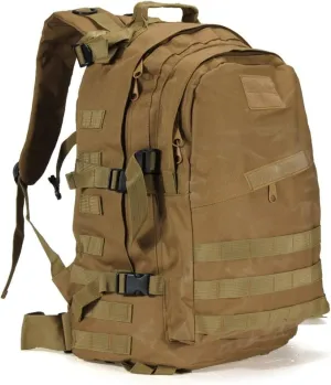 Waterproof Hiking pack 35x15x48cm, Large Capacity Outdoor Camping Bag with Adjustable Shoulder Strap