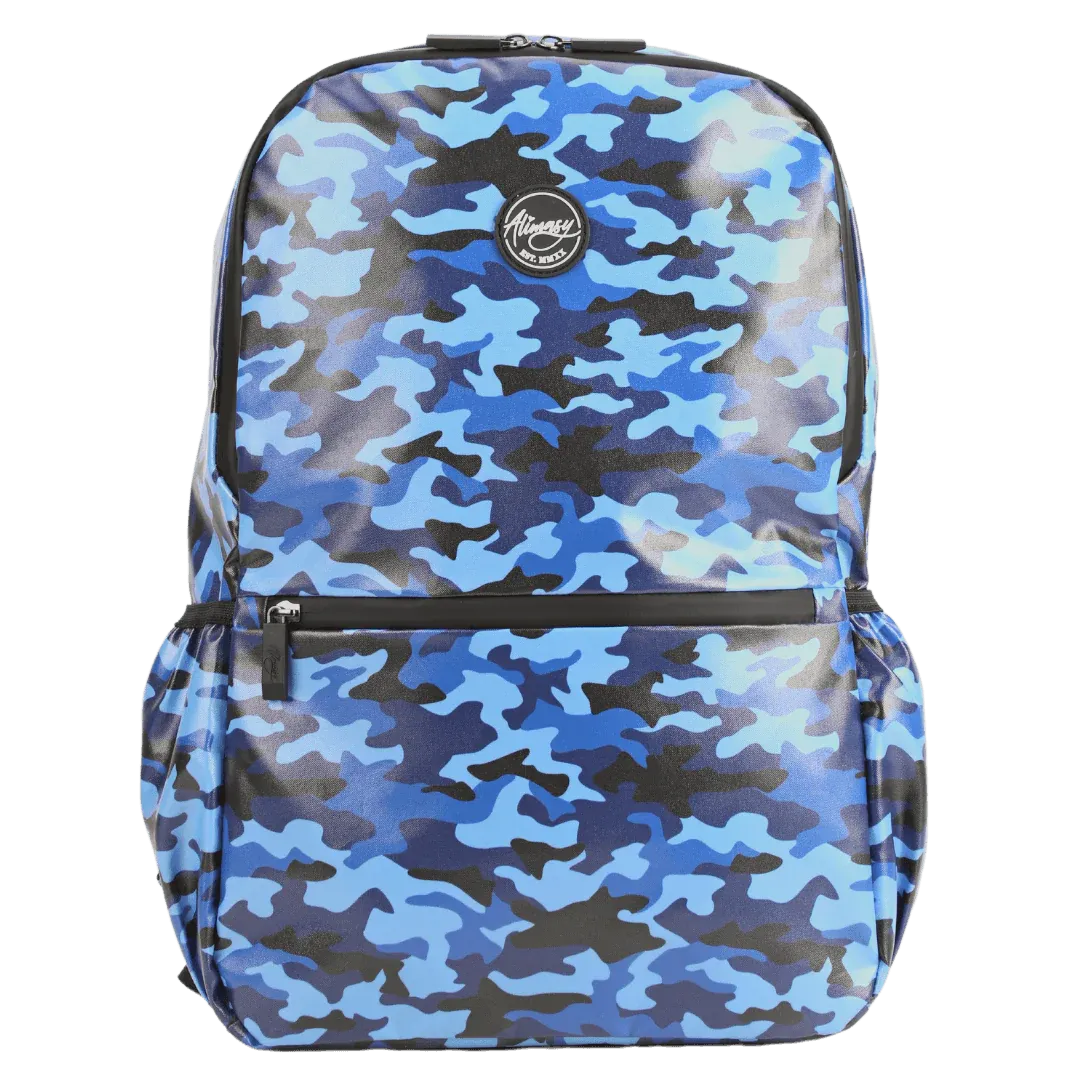 Waterproof Large Backpack - Blue Camo