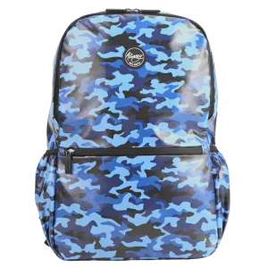 Waterproof Large Backpack - Blue Camo