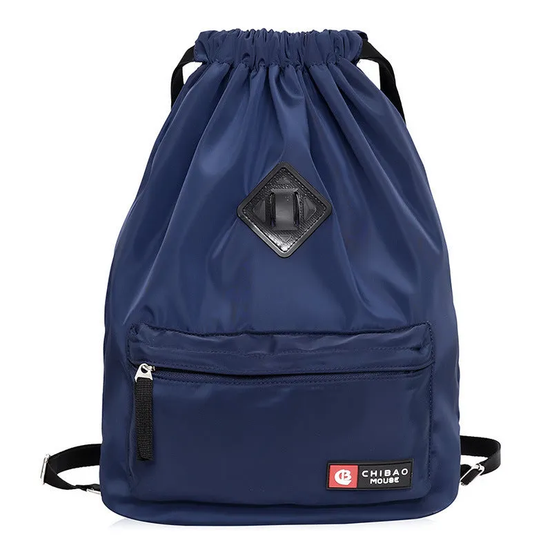 Waterproof leisure drawstring bag