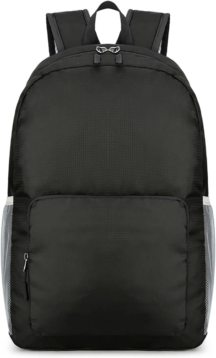 Waterproof Ultralight Foldable Backpack for Outdoor Travel & Camping, 16-Inch Packable Daypack (Black)