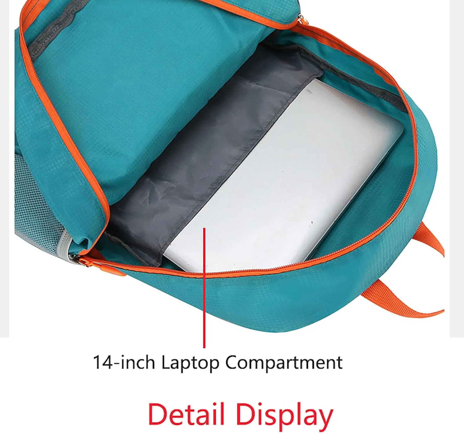 Waterproof Ultralight Foldable Backpack for Outdoor Travel & Camping, 16-Inch Packable Daypack (Green)
