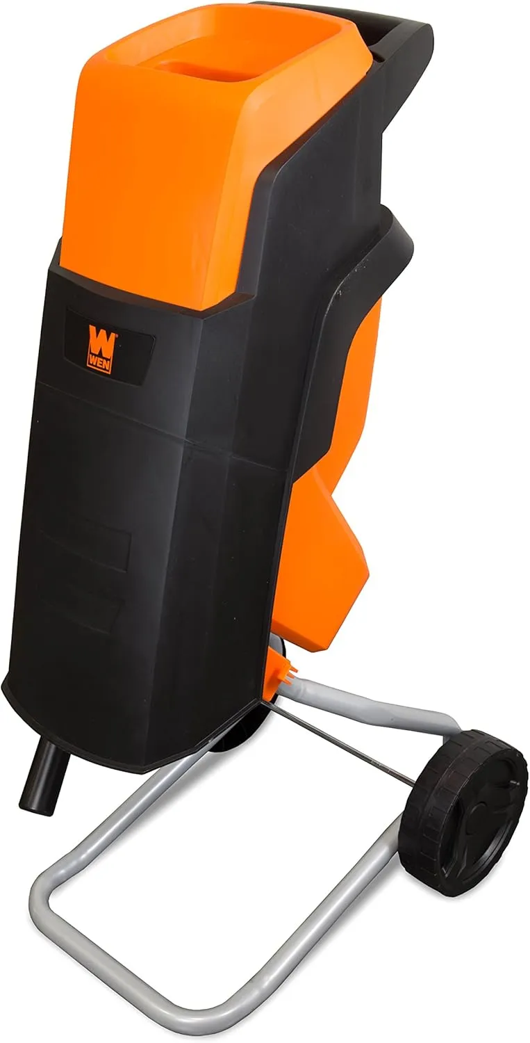 WEN 41121 15-Amp Rolling Electric Wood Chipper and Shredder