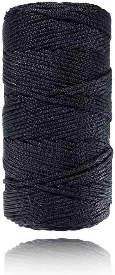 West Coast Paracord Tarred Black Braided Nylon Decoy Line – Perfect for Goose, Duck, or Any Other Decoy Rigging