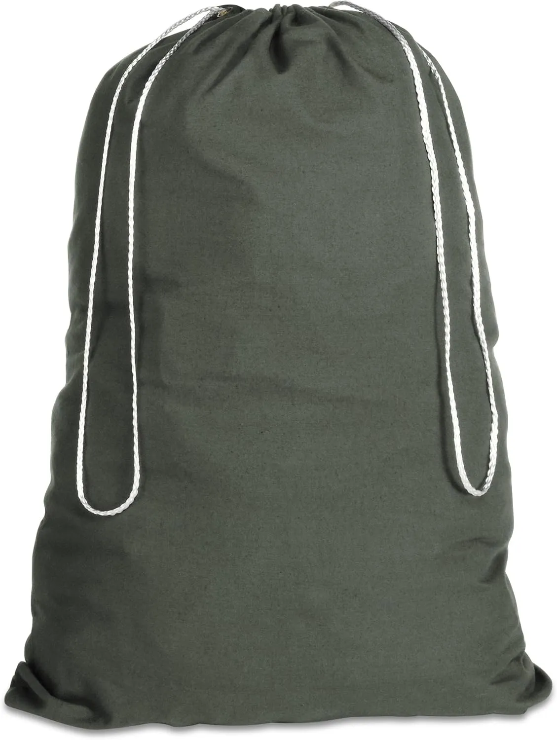 Whitmor 6353-1191-GRN Cotton Laundry Bag-Duffel Green