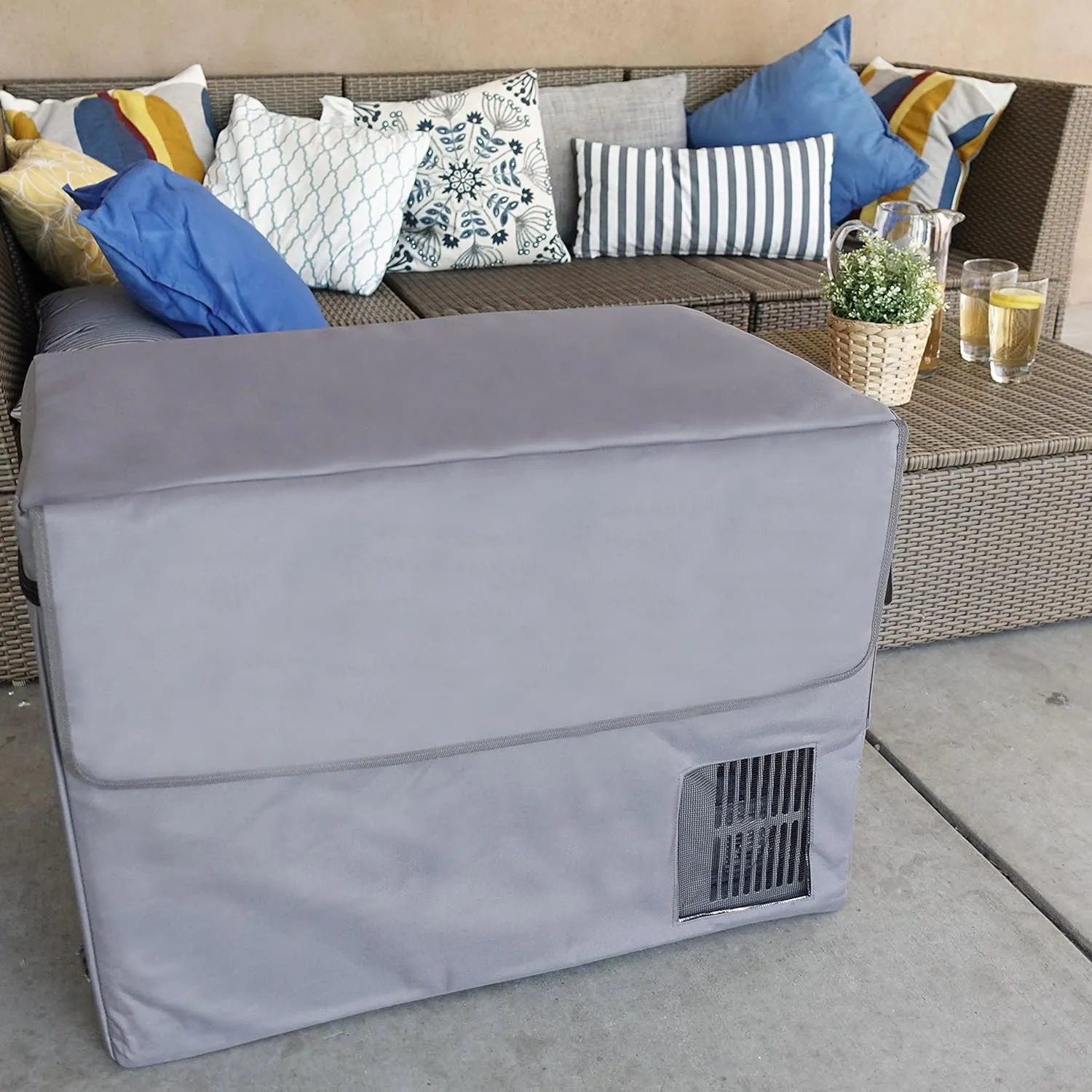 Whynter FM-6TBG Insulated Transit Bag for Portable Refrigerator/Freezer Model FM-65G, Gray