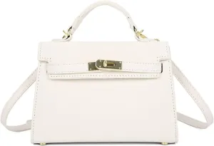 Women's Advanced Sense of Foreign Style Handbag One-shoulder Diagonal Bag Commuter Joker Small Bag(White)