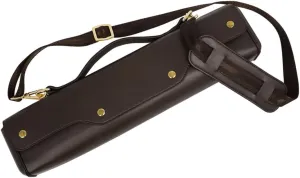 YARNOW Flute Carrying Bag Flute Case with Shoulder Strap Lightweight Bag for Flute Coffee Brass