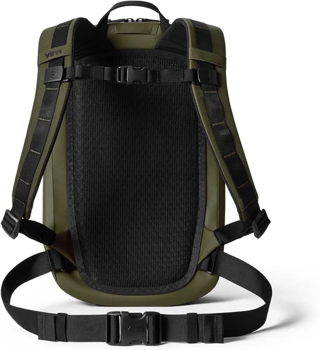 YETI Cayo Backpack 15L, Weather Resistant All-Day Utility Pack, Olive