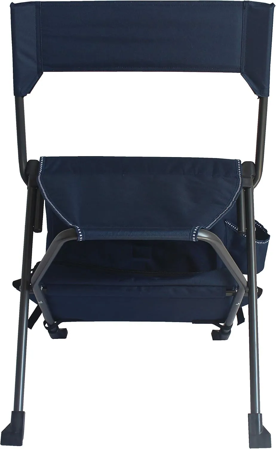 Zenithen Limited Portable Foldable Folding Backpack Chair, Perfect for Camping, Hiking, Outdoor Recreation, Sporting Events, Campfires and Lounging, Dark Blue (Pack of 1)
